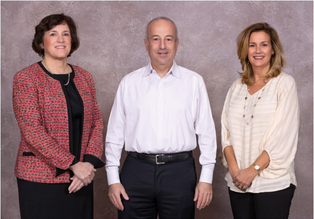 From left: VSG attorneys Nancy Morgan, Andrew Finkelstein and Kara Campbell.